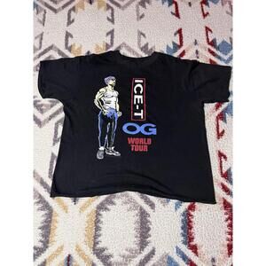 1991 Grail Vintage Body Count Ice-T OG World Tour Rap Metal T-Shirt Brockum XL
